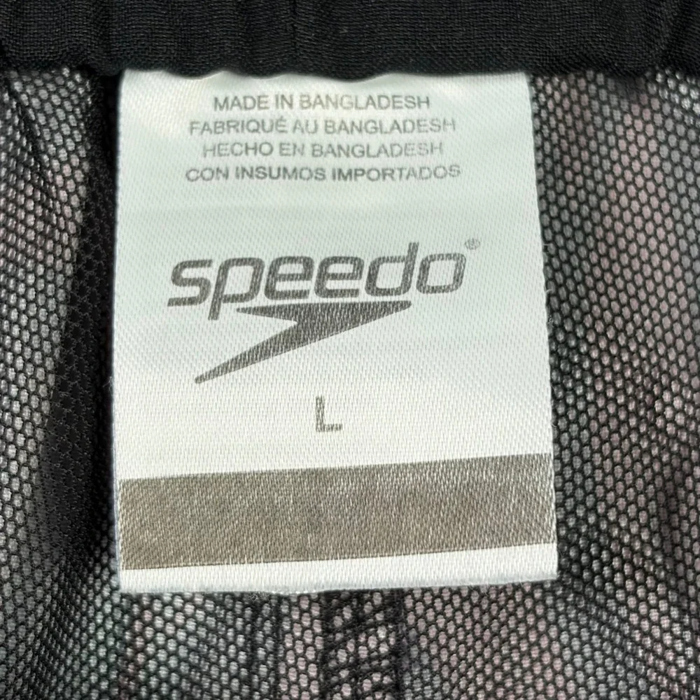 Speedo Tropical Palm Print Beach Coastal Resort Surf Pool Swim Trunks Mens L